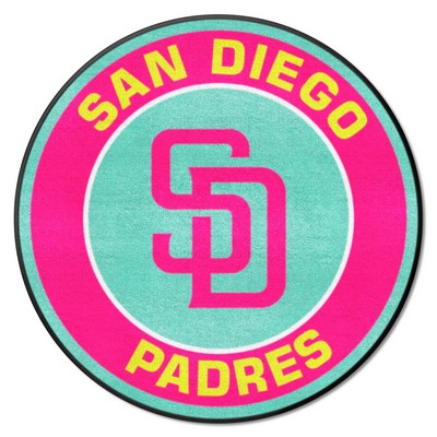 Fan Mats  LLC San Diego Padres Roundel Mat Mint