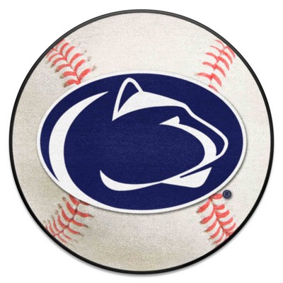 Fan Mats  LLC Penn State Nittany Lions Baseball Mat White