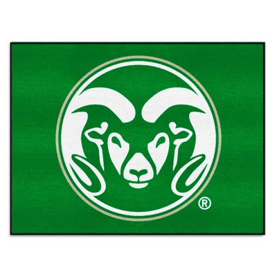 Fan Mats  LLC Colorado State Rams All-Star Mat Green