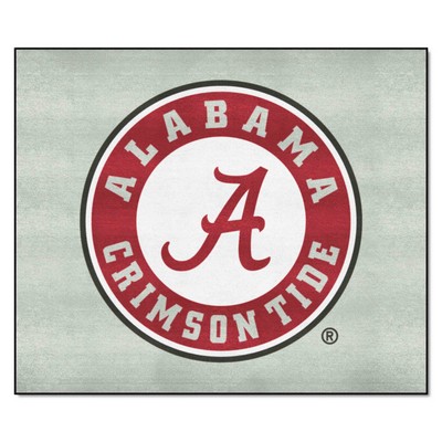 Fan Mats  LLC Alabama Crimson Tide Tailgater Mat Gray