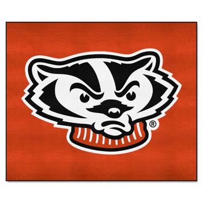 Fan Mats  LLC Wisconsin Badgers Tailgater Mat Red