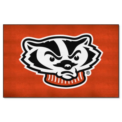 Fan Mats  LLC Wisconsin Badgers Ulti-Mat Red