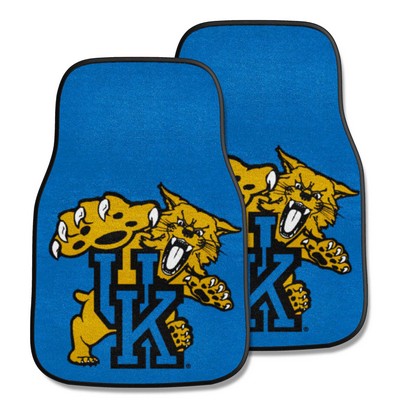 Fan Mats  LLC Kentucky Wildcats 2-pc Carpet Car Mat Set Blue