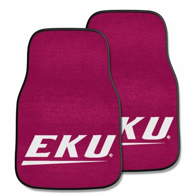 Fan Mats  LLC Eastern Kentucky Colonels 2-pc Carpet Car Mat Set Maroon