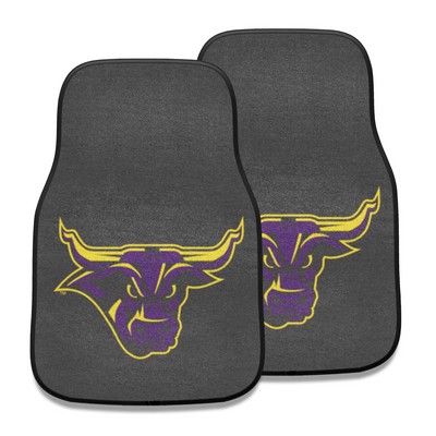 Fan Mats  LLC Minnesota State Mankato Mavericks 2-pc Carpet Car Mat Set Black