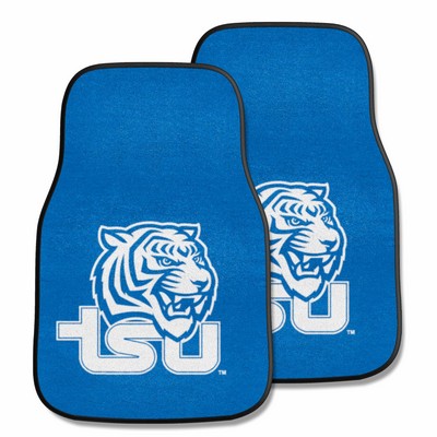 Fan Mats  LLC Tennessee State Tigers 2-pc Carpet Car Mat Set Black