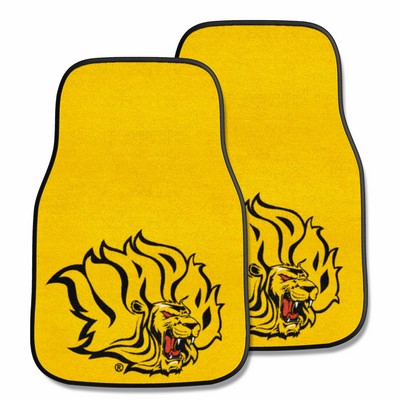 Fan Mats  LLC UAPB Golden Lions 2-pc Carpet Car Mat Set Yellow