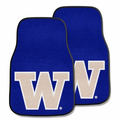 Fan Mats  LLC Washington Huskies 2-pc Carpet Car Mat Set Purple