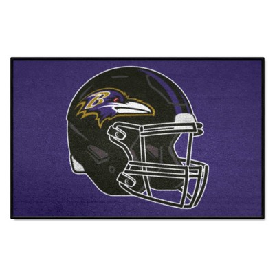 Fan Mats  LLC Baltimore Ravens Starter Mat Purple