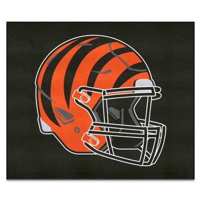 Fan Mats  LLC Cincinnati Bengals Tailgater Mat Black