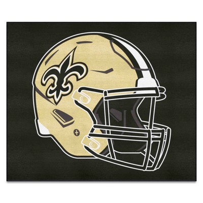 Fan Mats  LLC New Orleans Saints Tailgater Mat Black