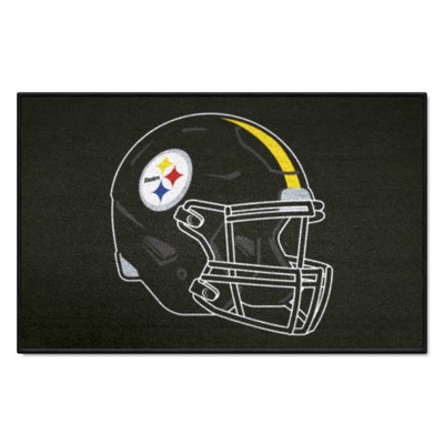 Fan Mats  LLC Pittsburgh Steelers Ulti-Mat Black