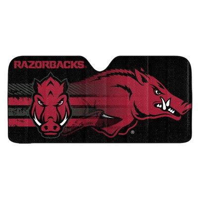 Fan Mats  LLC Arkansas Razorbacks Auto Shade Black