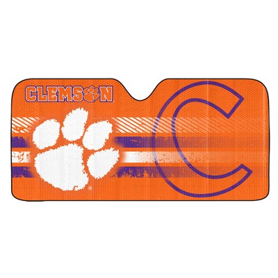 Fan Mats  LLC Clemson Tigers Auto Shade Orange