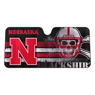 Fan Mats  LLC Nebraska Cornhuskers Auto Shade Black