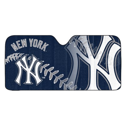 Fan Mats  LLC New York Yankees Auto Shade Blue