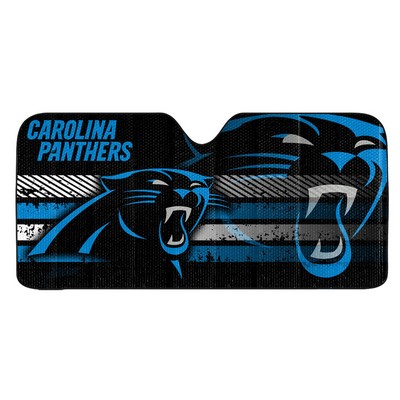 Fan Mats  LLC Carolina Panthers Auto Shade Black