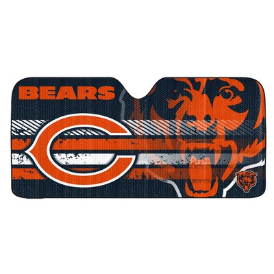 Fan Mats  LLC Chicago Bears Auto Shade Navy