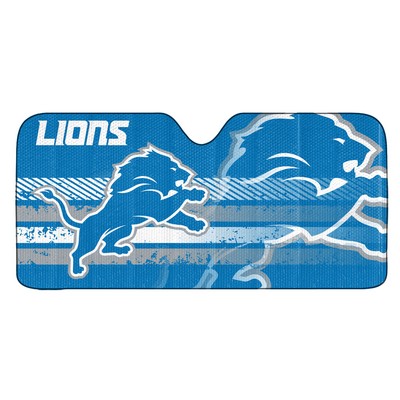 Fan Mats  LLC Detroit Lions Auto Shade Blue