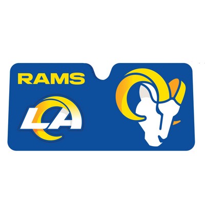 Fan Mats  LLC Los Angeles Rams Auto Shade Navy