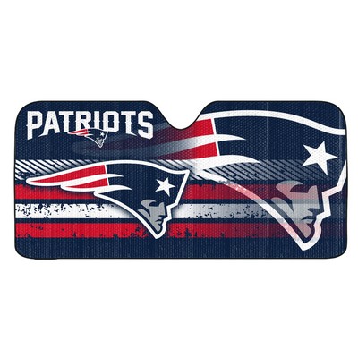 Fan Mats  LLC New England Patriots Auto Shade Navy