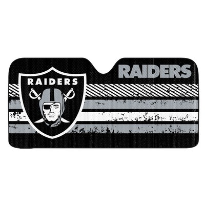 Fan Mats  LLC Las Vegas Raiders Auto Shade Black