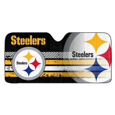 Fan Mats  LLC Pittsburgh Steelers Auto Shade Multi Color