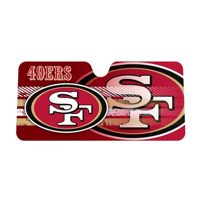 Fan Mats  LLC San Francisco 49ers Auto Shade Red