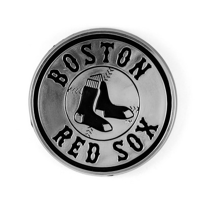 Fan Mats  LLC Boston Red Sox Molded Chrome Emblem Chrome