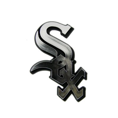 Fan Mats  LLC Chicago White Sox Molded Chrome Emblem Chrome