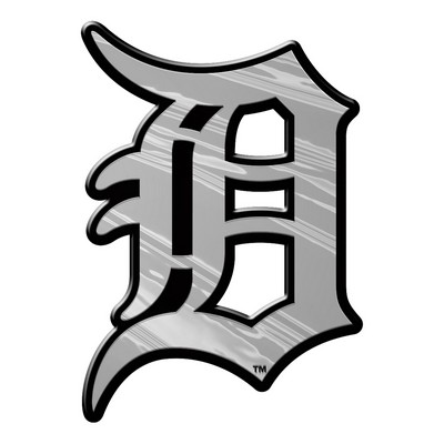 Fan Mats  LLC Detroit Tigers Molded Chrome Emblem Chrome