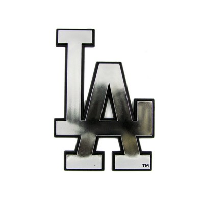 Fan Mats  LLC Los Angeles Dodgers Molded Chrome Emblem Chrome