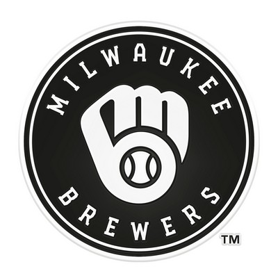 Fan Mats  LLC Milwaukee Brewers Molded Chrome Emblem Chrome