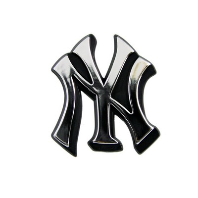 Fan Mats  LLC New York Yankees Molded Chrome Emblem Chrome