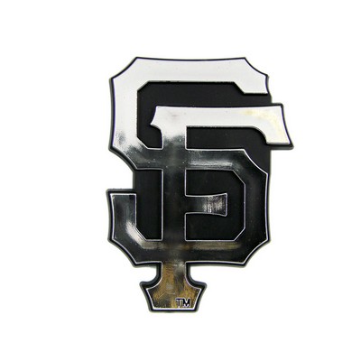 Fan Mats  LLC San Francisco Giants Molded Chrome Emblem Chrome