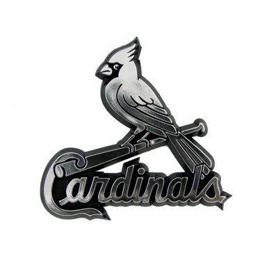 Fan Mats  LLC St. Louis Cardinals Molded Chrome Emblem Chrome