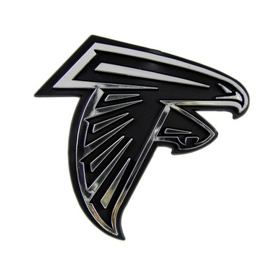 Fan Mats  LLC Atlanta Falcons Molded Chrome Emblem Chrome