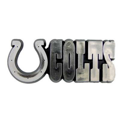 Fan Mats  LLC Indianapolis Colts Molded Chrome Emblem Chrome