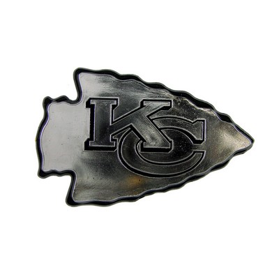 Fan Mats  LLC Kansas City Chiefs Molded Chrome Emblem Chrome