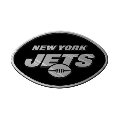 Fan Mats  LLC New York Jets Molded Chrome Emblem Chrome