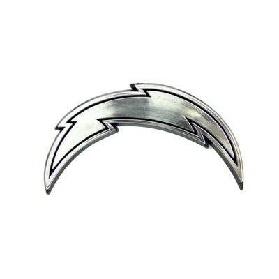 Fan Mats  LLC Los Angeles Chargers Molded Chrome Emblem Chrome