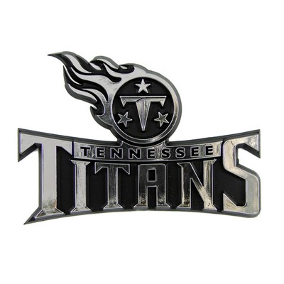 Fan Mats  LLC Tennessee Titans Molded Chrome Emblem Chrome