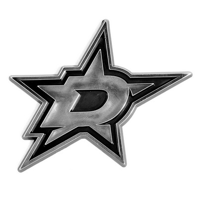 Fan Mats  LLC Dallas Stars Molded Chrome Emblem Chrome