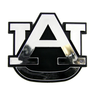 Fan Mats  LLC Auburn Tigers Molded Chrome Emblem Chrome