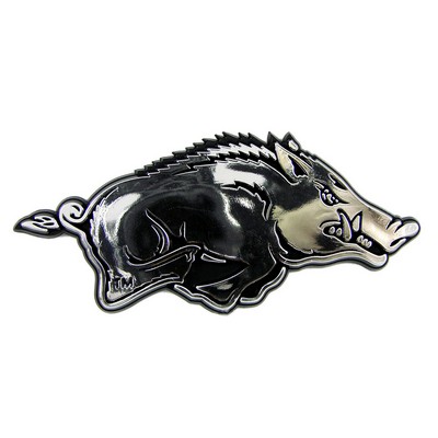 Fan Mats  LLC Arkansas Razorbacks Molded Chrome Emblem Chrome