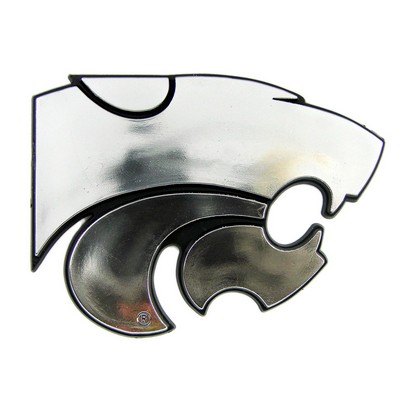 Fan Mats  LLC Kansas State Wildcats Molded Chrome Emblem Chrome