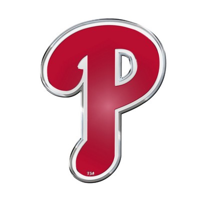 Fan Mats  LLC Philadelphia Phillies Embossed Color Emblem Red