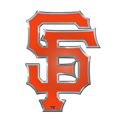 Fan Mats  LLC San Francisco Giants Embossed Color Emblem Orange