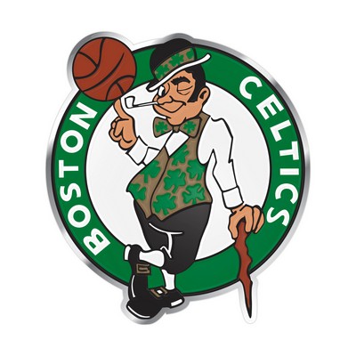 Fan Mats  LLC Boston Celtics Embossed Color Emblem Green