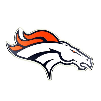 Fan Mats  LLC Denver Broncos Embossed Color Emblem Orange, Blue